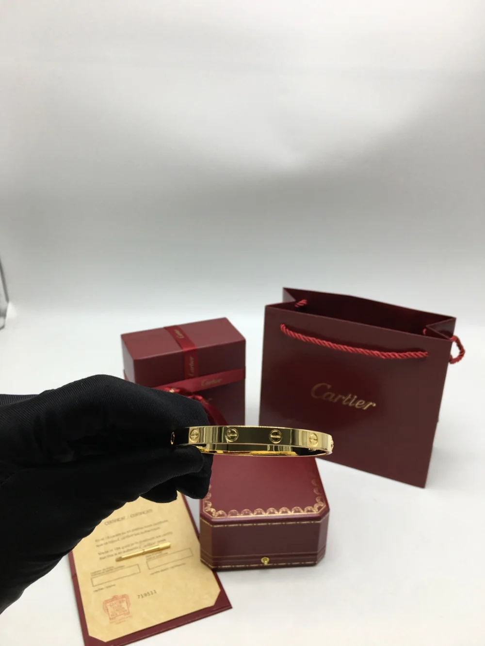 러브팔찌 옐로우골드