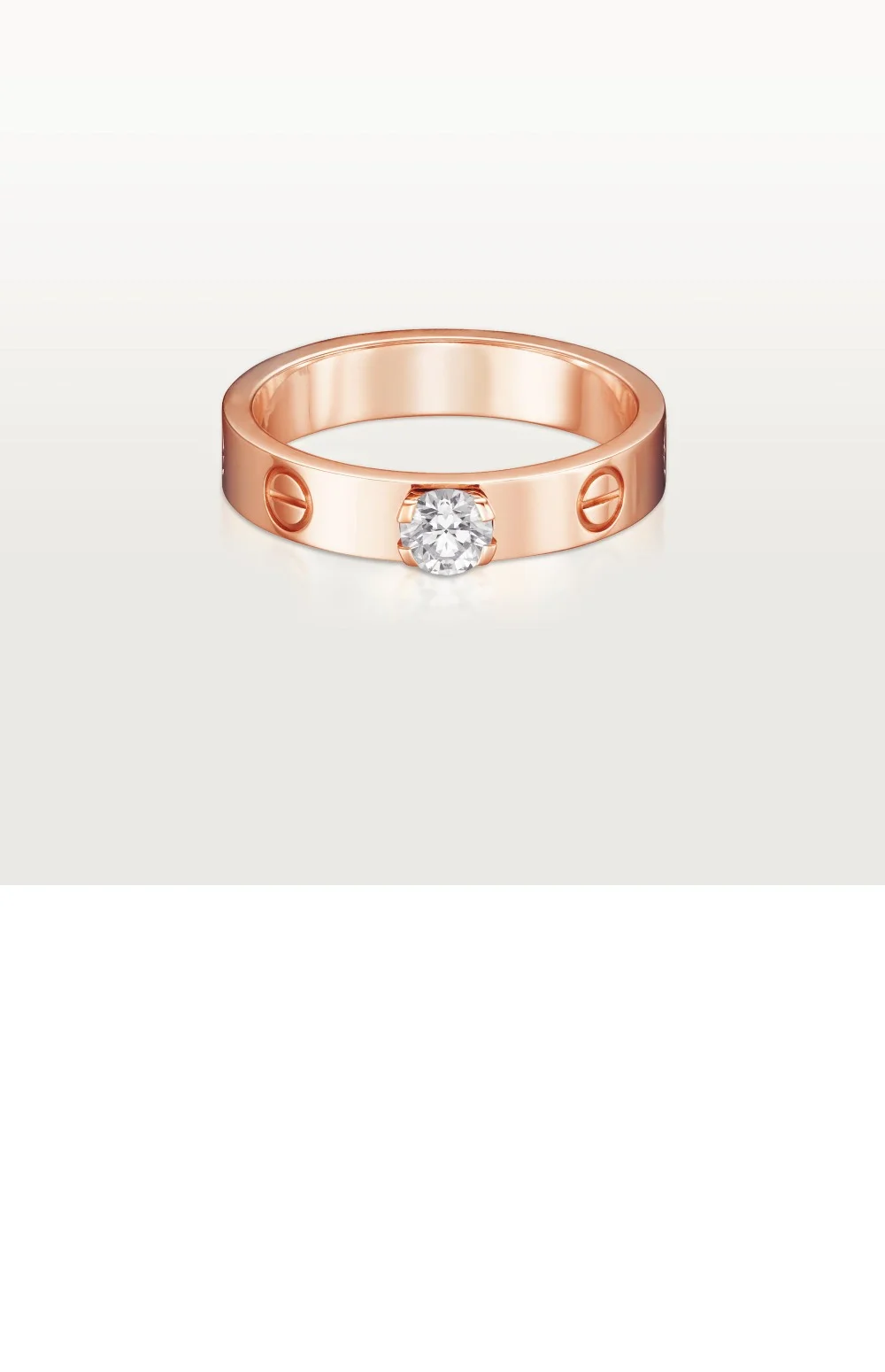 LOVE 솔리테어 반지 상세