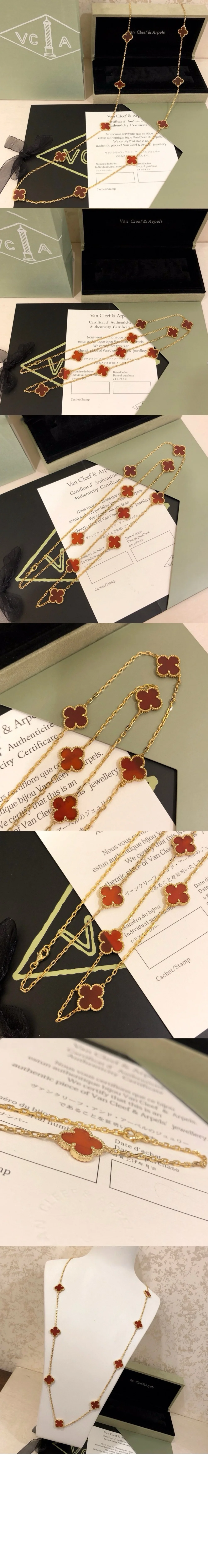 빈티지 알함브라 롱 목걸이 상세