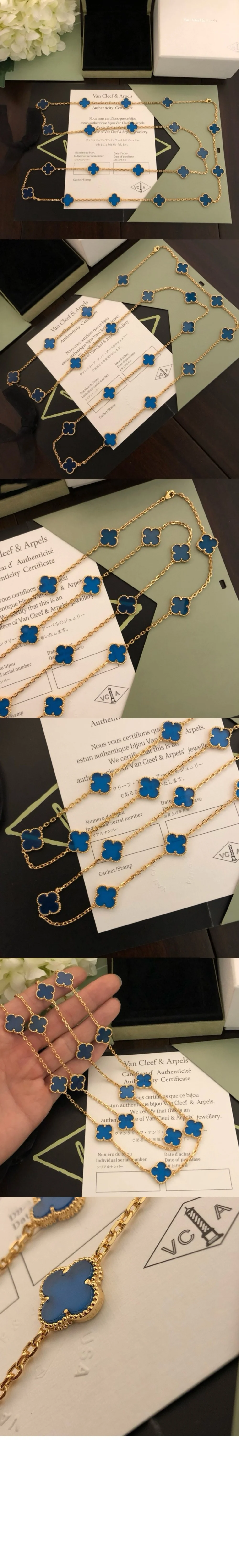 빈티지 알함브라 롱 목걸이 상세