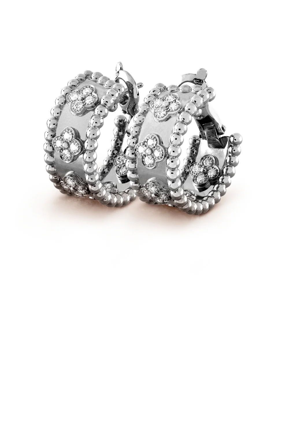 빼를리 클로버 후프 귀걸이 상세