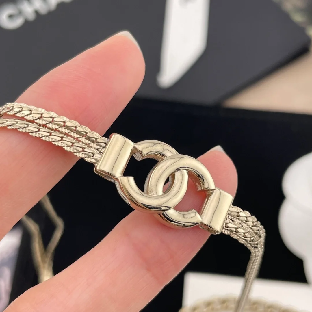 메탈 초커 목걸이 골드 상세