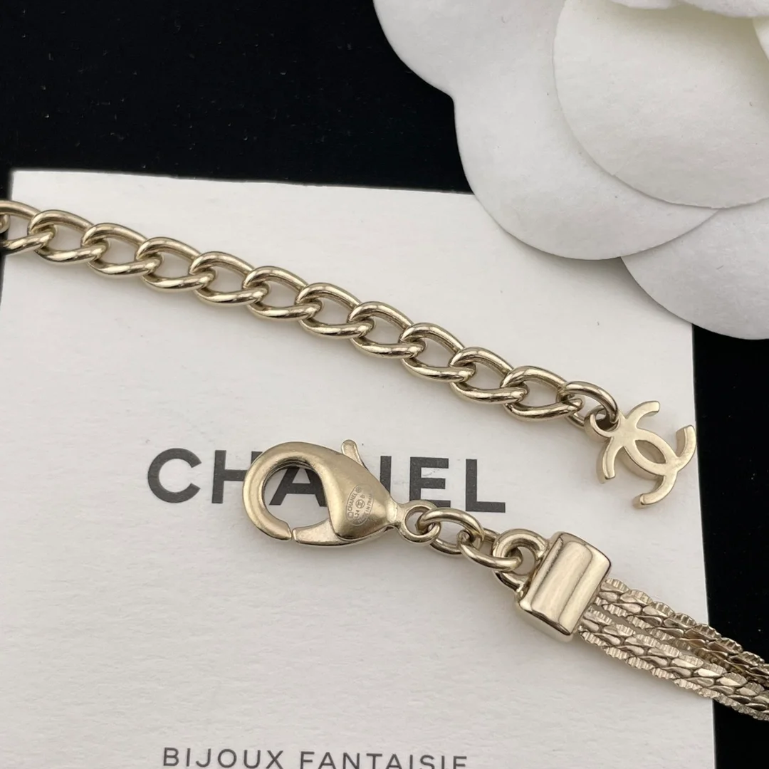 메탈 초커 목걸이 골드 상세