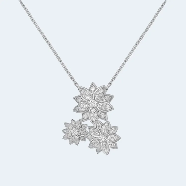 로터스 펜던트 목걸이 상세