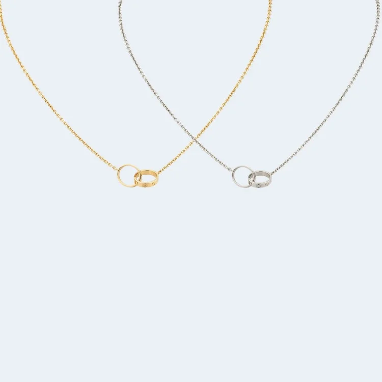 러브 목걸이 (2color) 상세