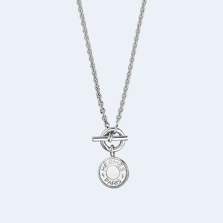 Amulettes Hermès Ex-Libris 펜던트 목걸이 상세