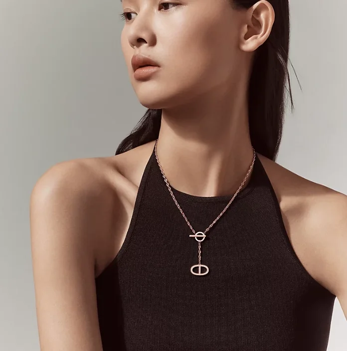 체인 d'ancre Contour 펜던트 목걸이 (40CM) 상세