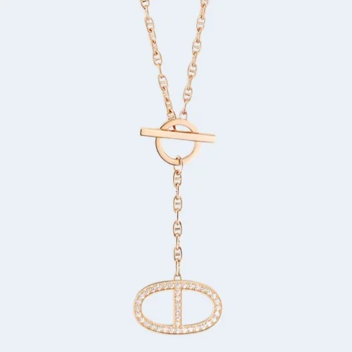 체인 d'ancre Contour 펜던트 목걸이 (40CM)