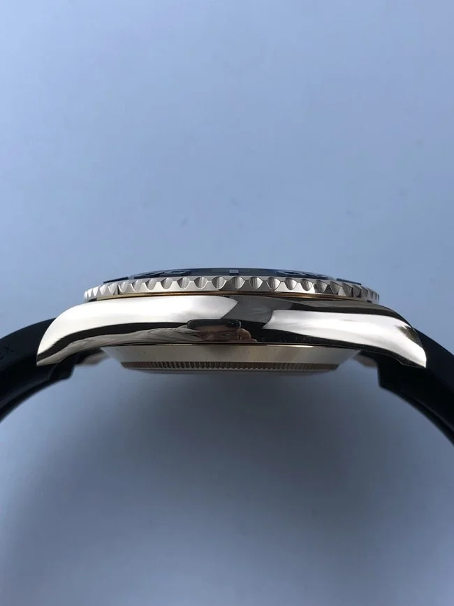 요트마스터 로즈골드 오이스터 러버 밴드 상세