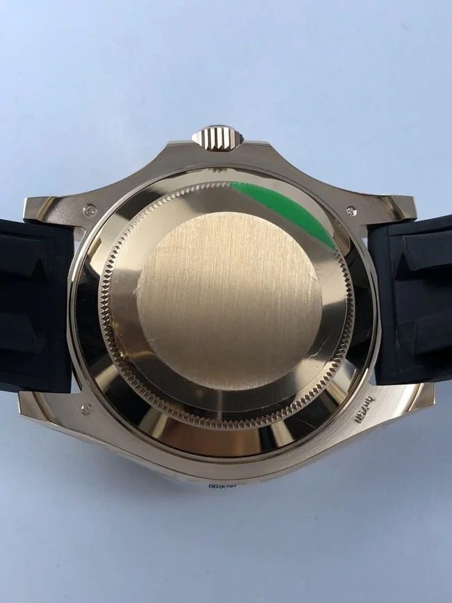 요트마스터 로즈골드 오이스터 러버 밴드 상세