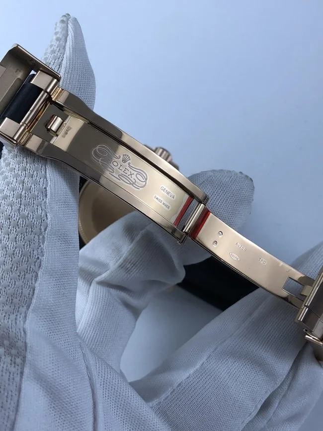 요트마스터 로즈골드 오이스터 러버 밴드 상세