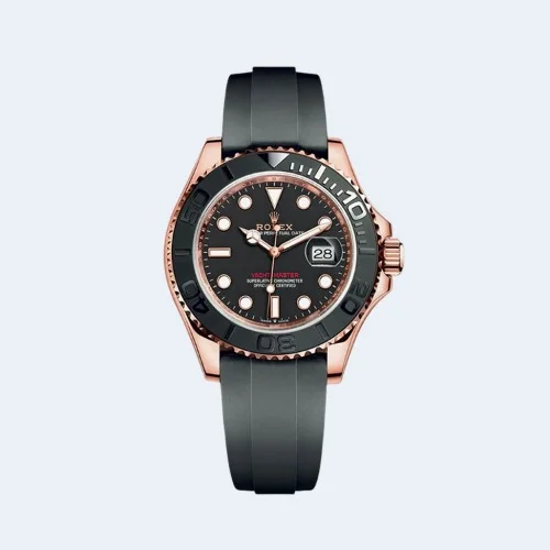 요트마스터 로즈골드 오이스터 러버 밴드