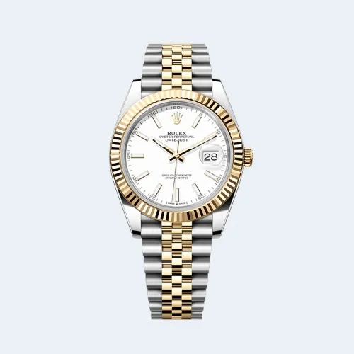 데이트저스트 오이스터 옐로우 골드