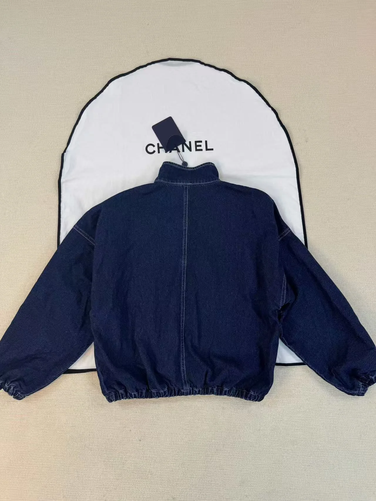 집업 데님 자켓 상세