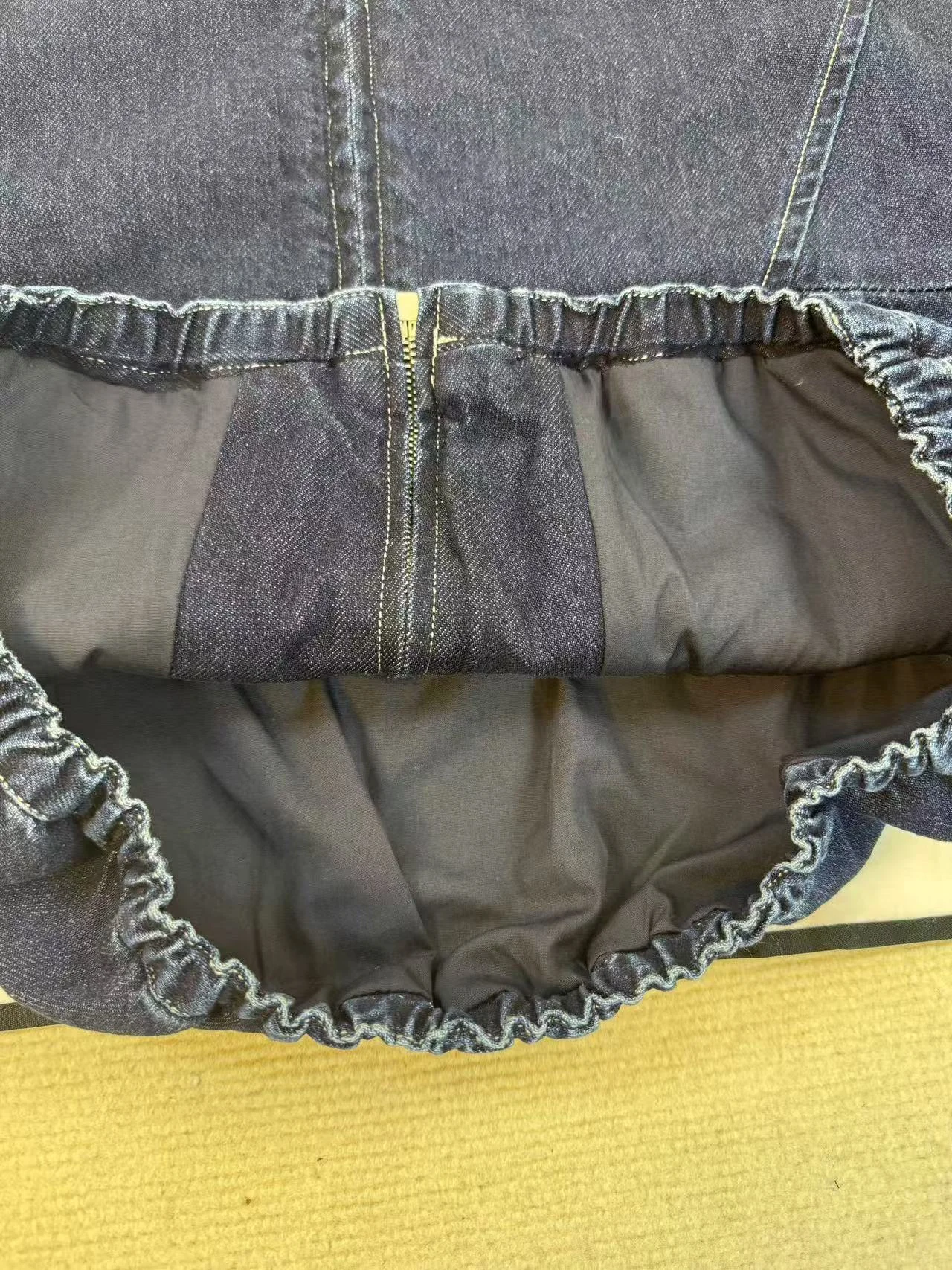 집업 데님 자켓 상세