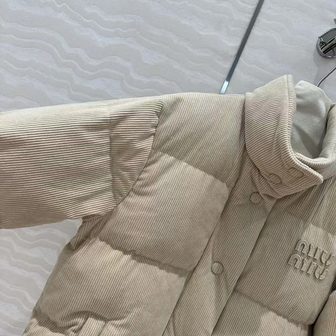 코듀로이 다운 재킷 상세