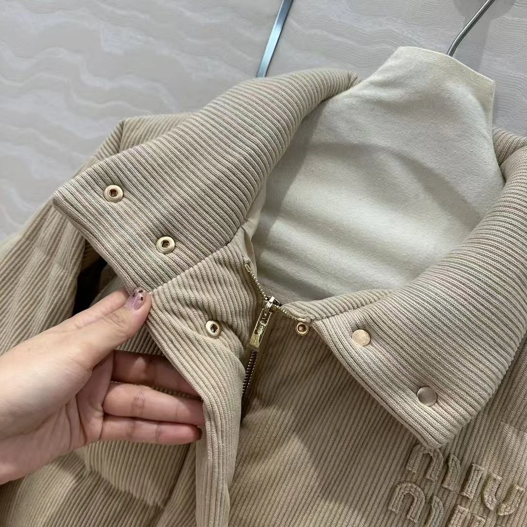 코듀로이 다운 재킷 상세