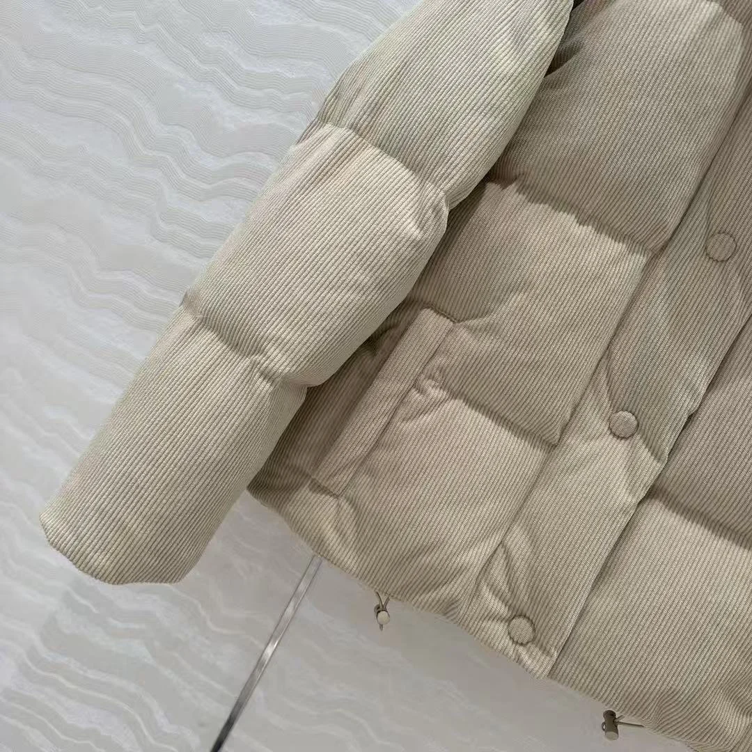 코듀로이 다운 재킷 상세