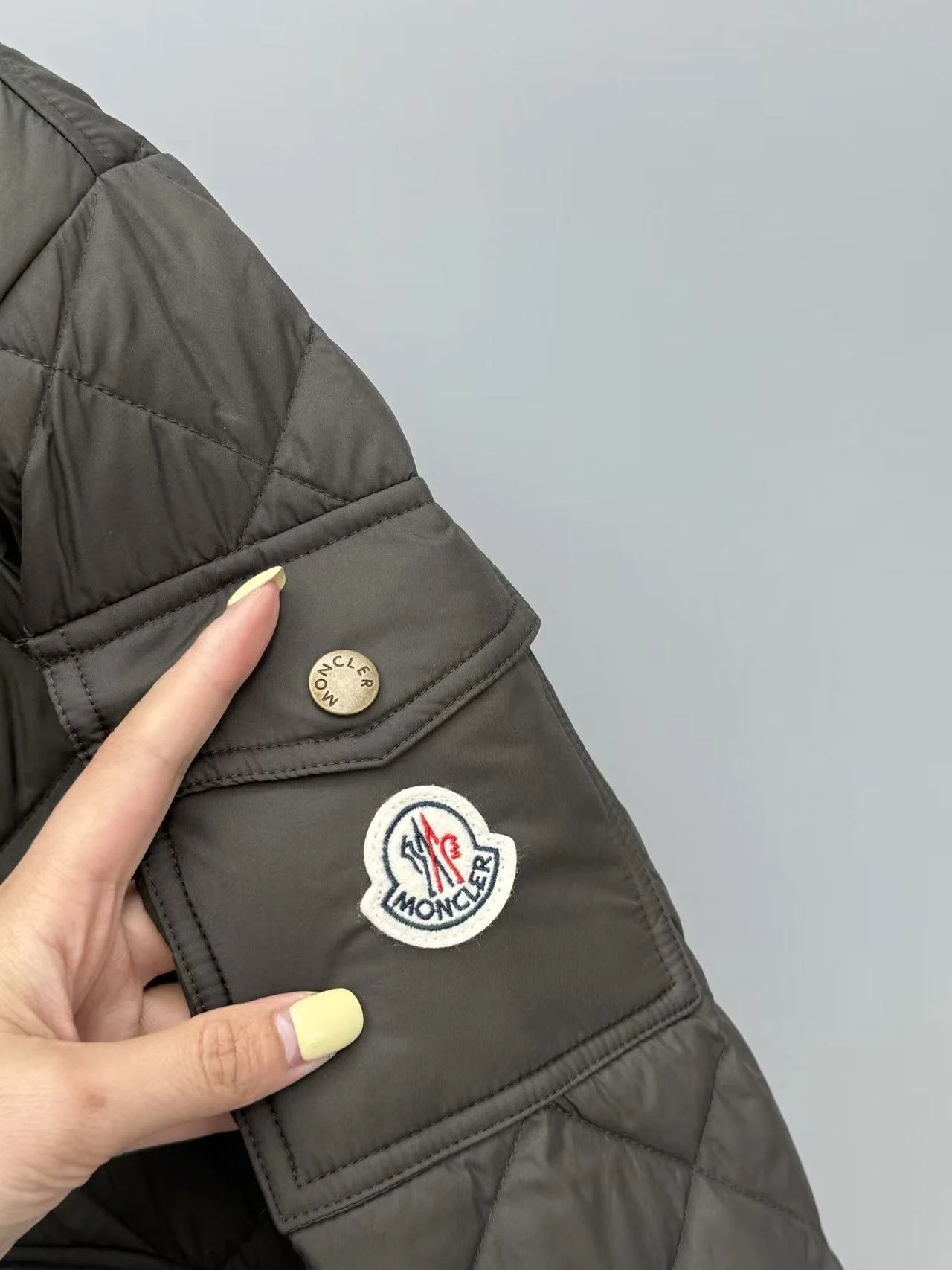 치트르 다이아몬드 퀼팅 패딩 셔츠 재킷 상세