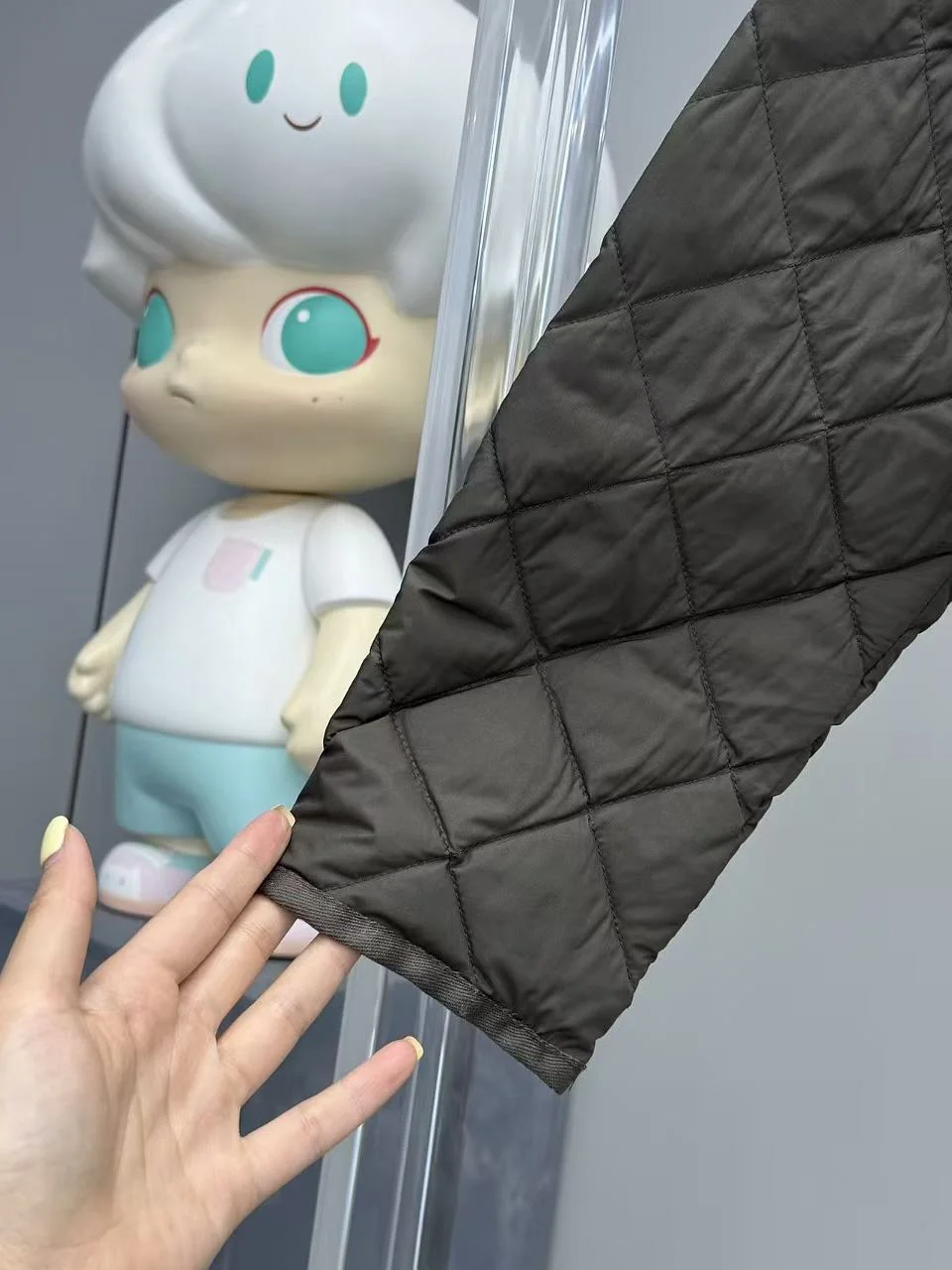 치트르 다이아몬드 퀼팅 패딩 셔츠 재킷 상세