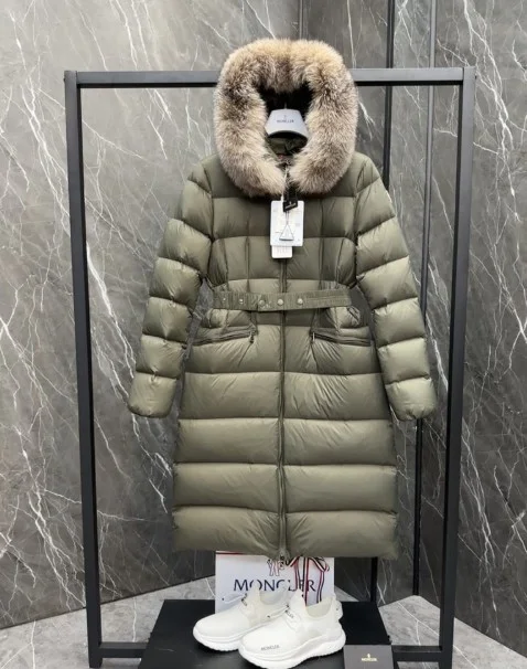 보에딕 여성 롱 패딩 카키 브라운