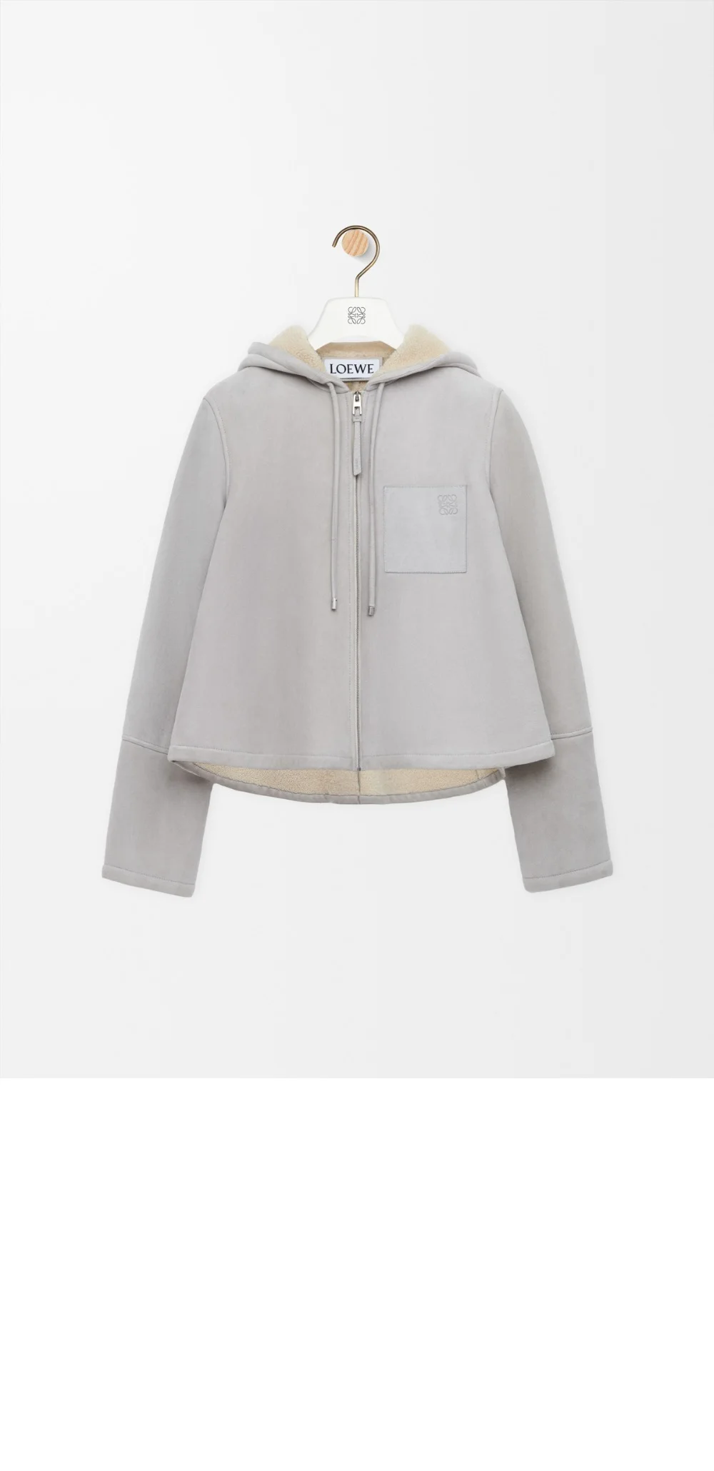 후드 재킷 상세