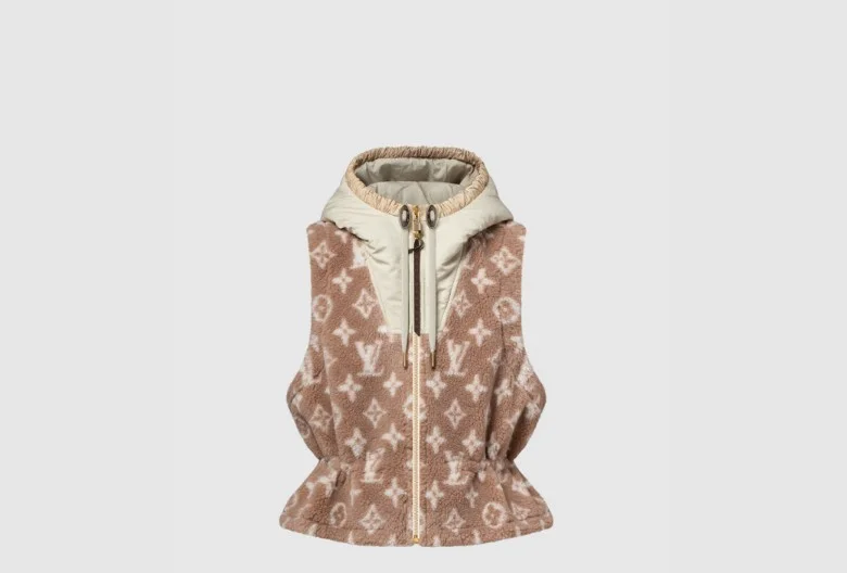 모노그램 플리스 질레