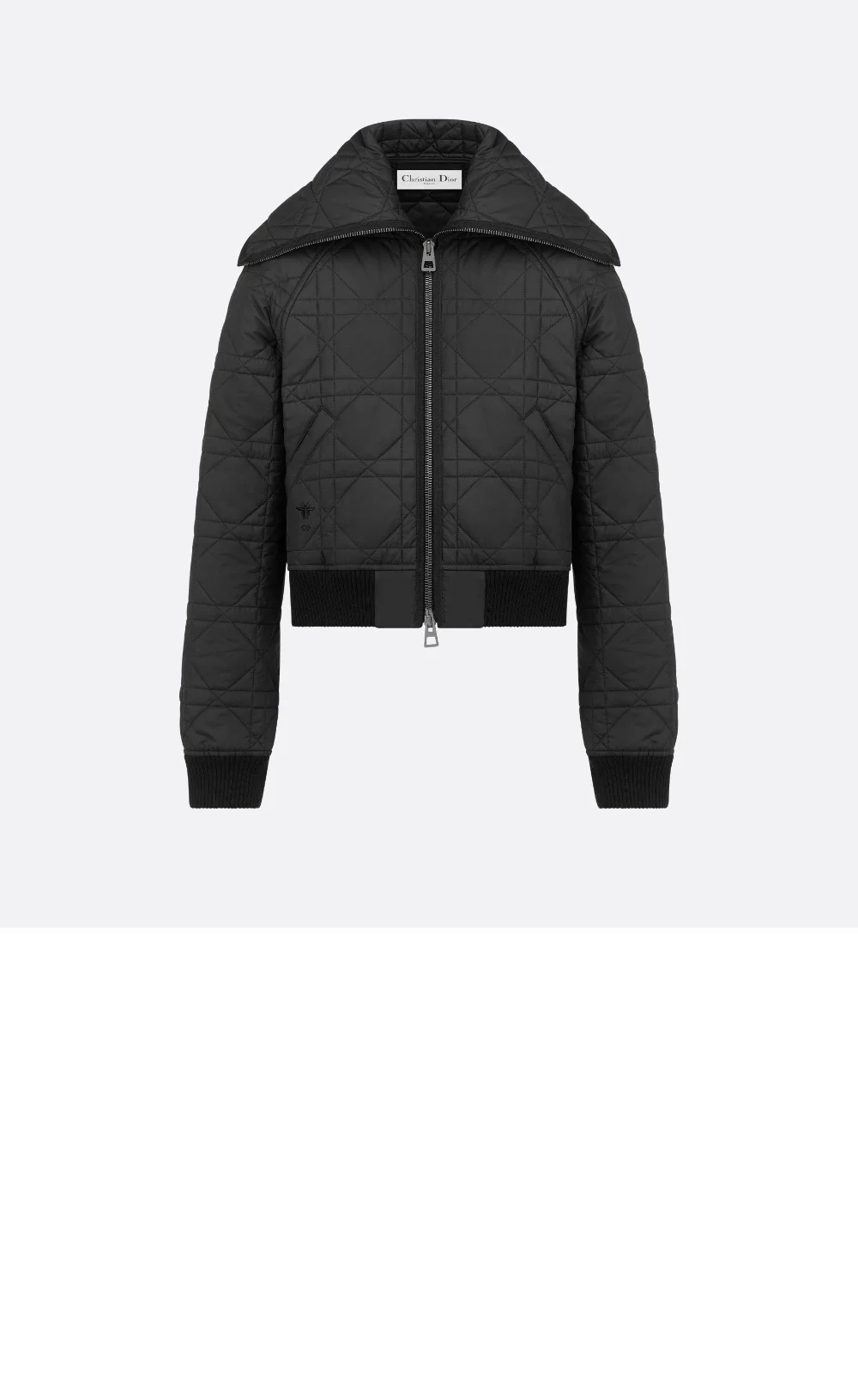 오버사이즈 칼라 매크로까나쥬 재킷 상세