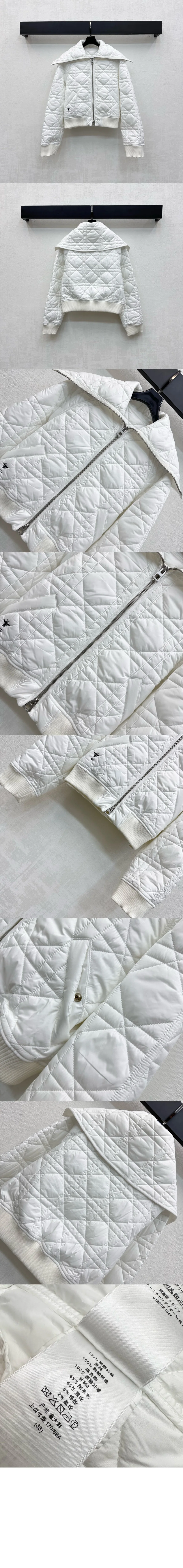 오버사이즈 칼라 매크로까나쥬 재킷 상세