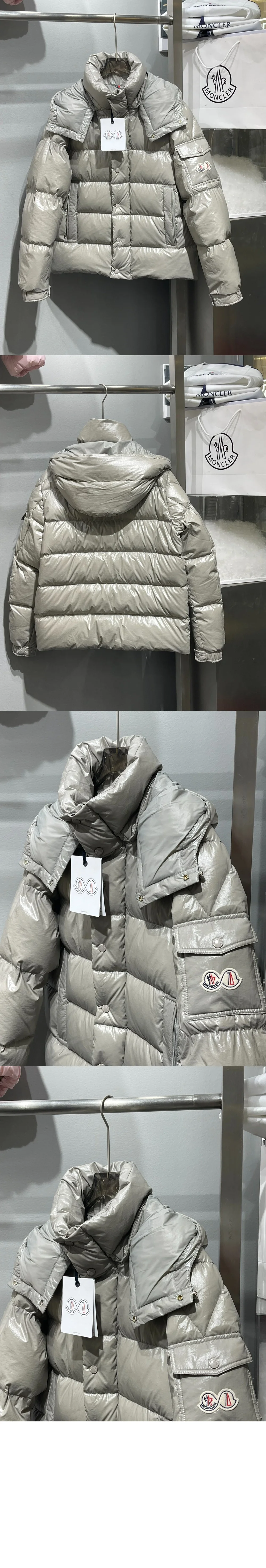 쇼트 다운 재킷 상세