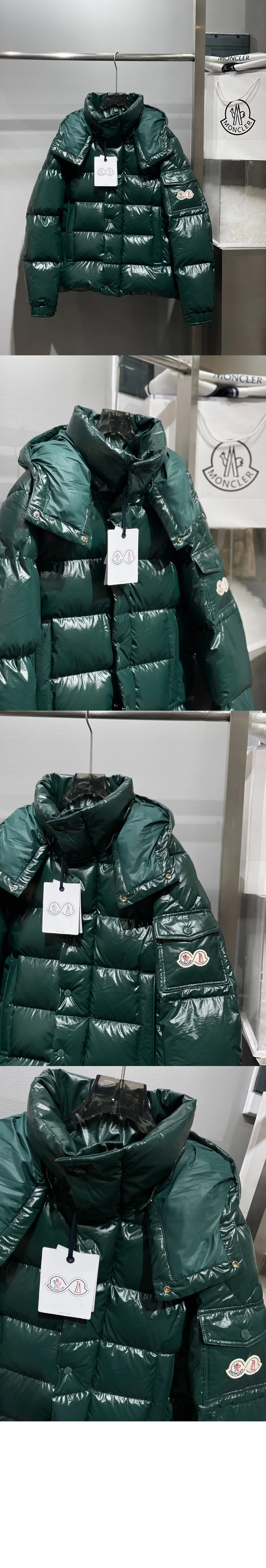 쇼트 다운 재킷 상세