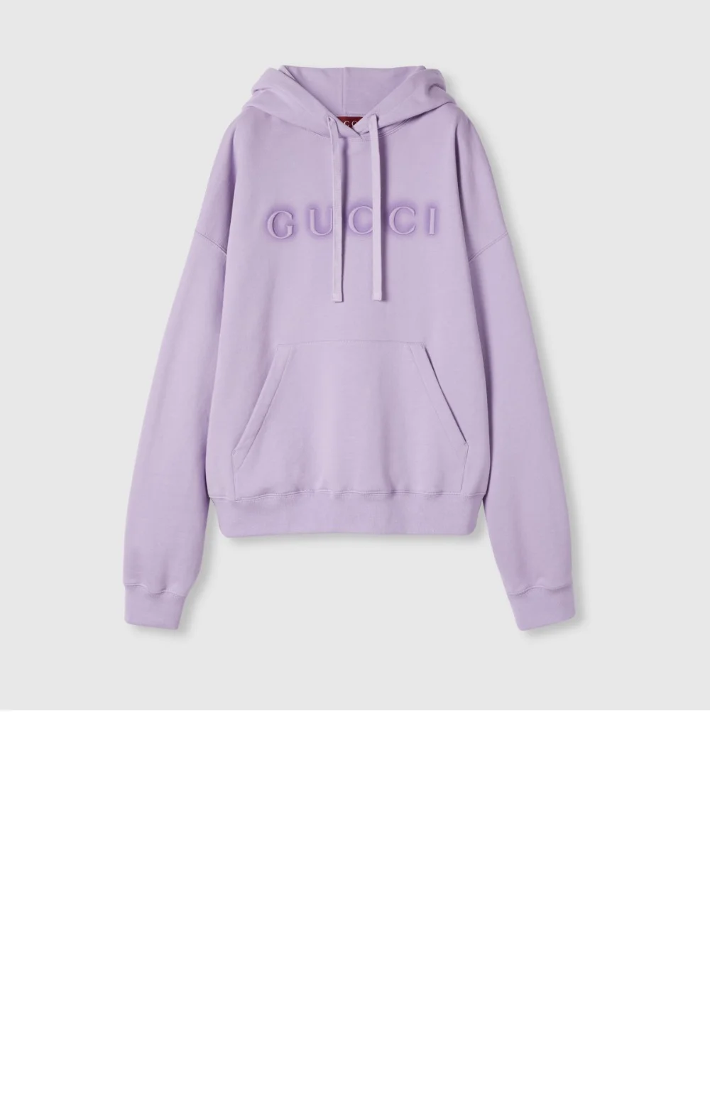 로고 코튼 후드 스웨트셔츠 상세