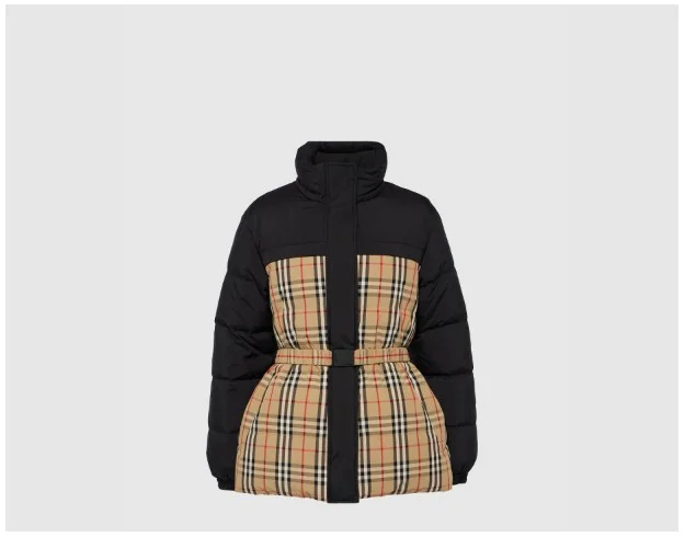 리버시블 체크 퍼퍼 재킷