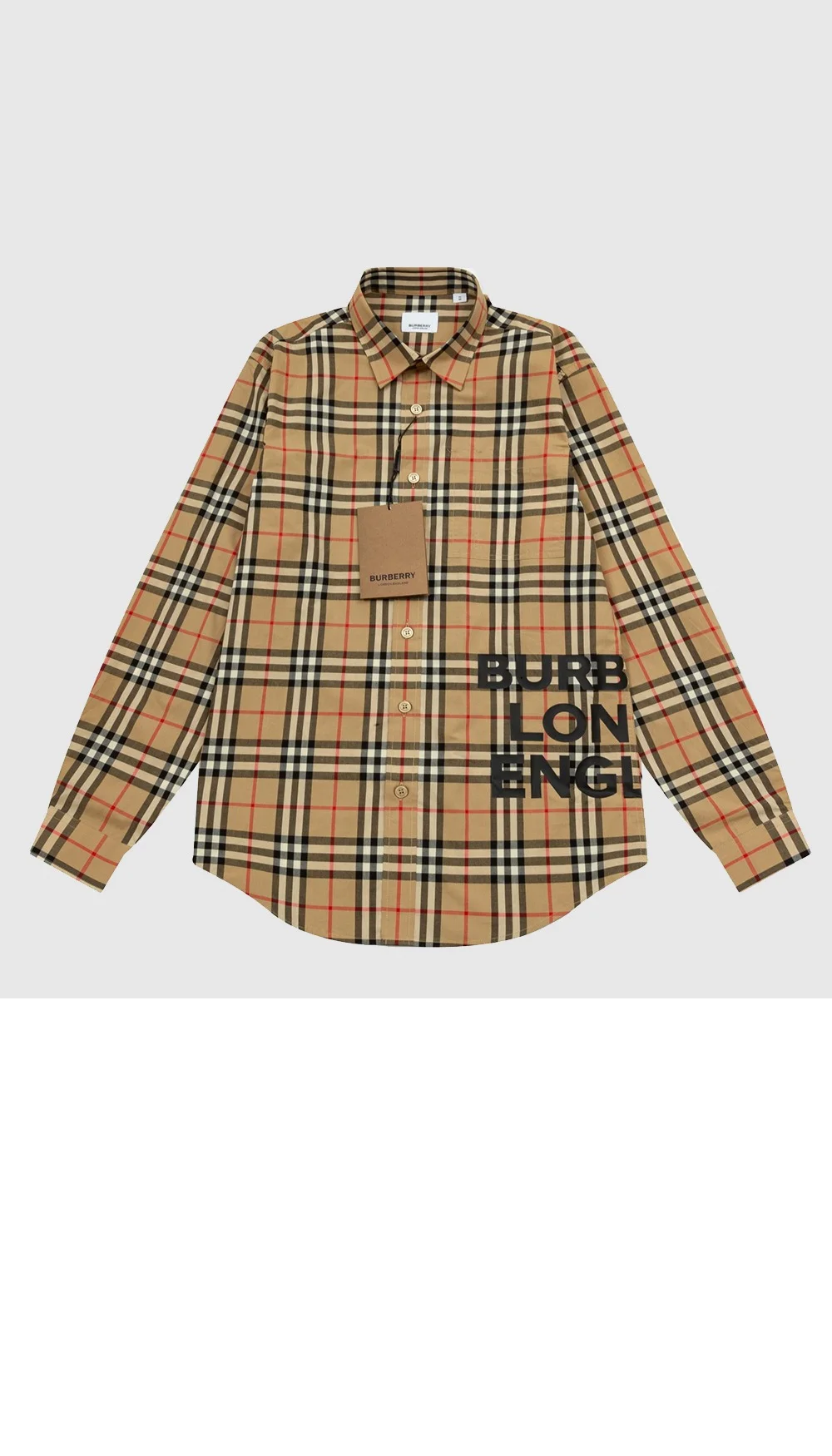 체크 셔츠 상세