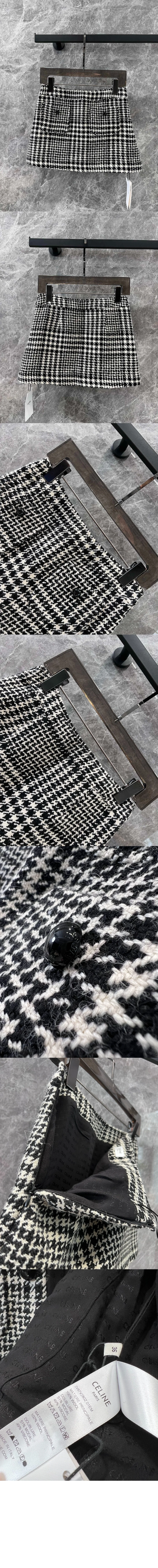 트라페즈 미니 스커트 상세