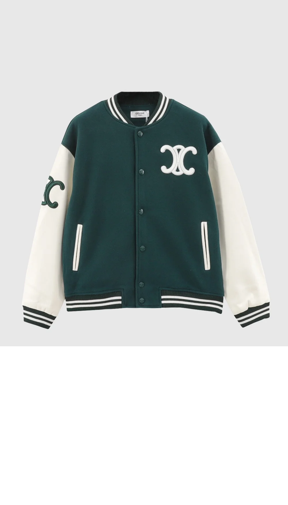 로고 프린트 재킷 상세