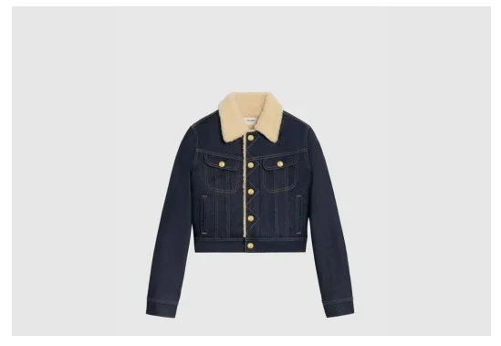 트러커 셔파 데님 원단 자켓