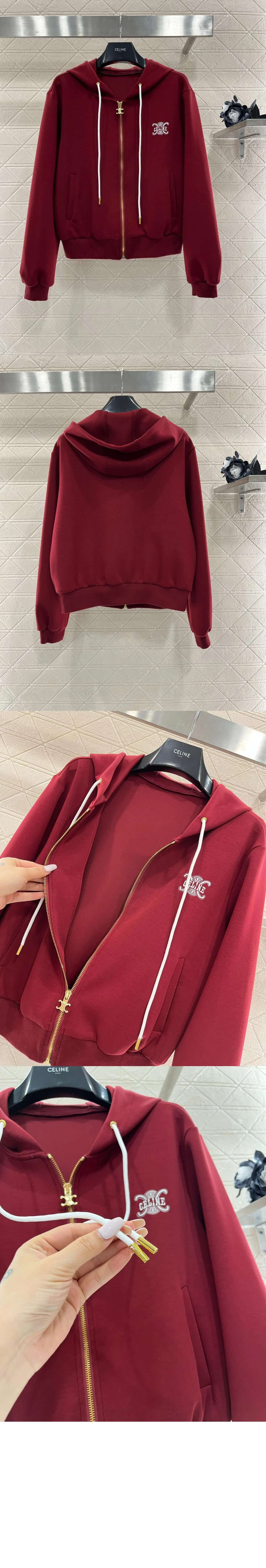 로고 집업 자켓 상세