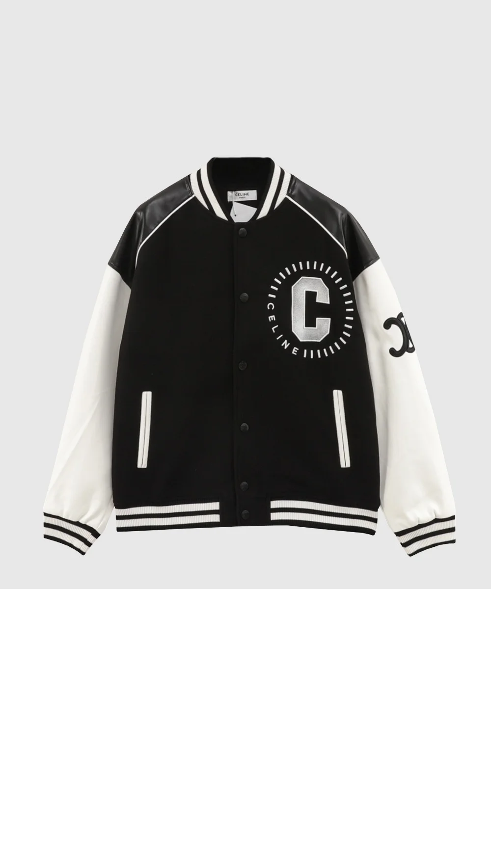 로고 프린트 재킷 상세