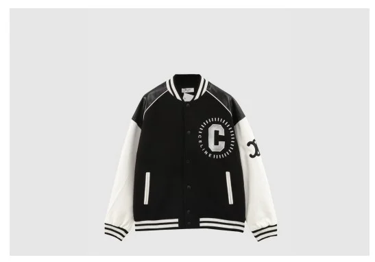 로고 프린트 재킷