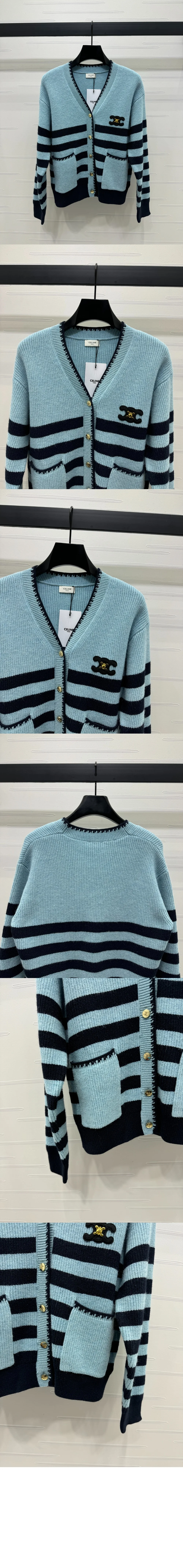 프린트 니트 톱( 2color) 상세