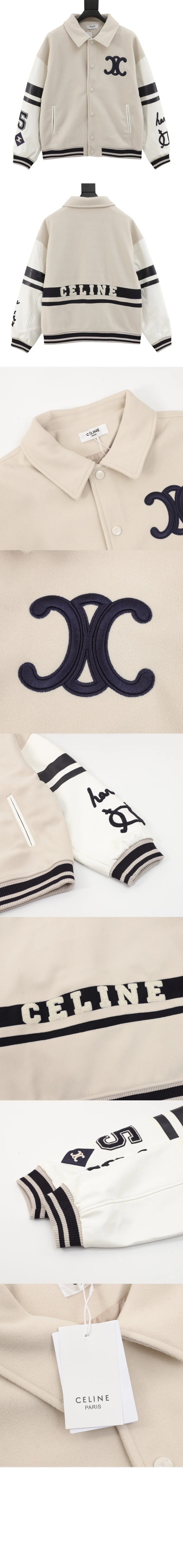 로고 프린트 재킷 상세