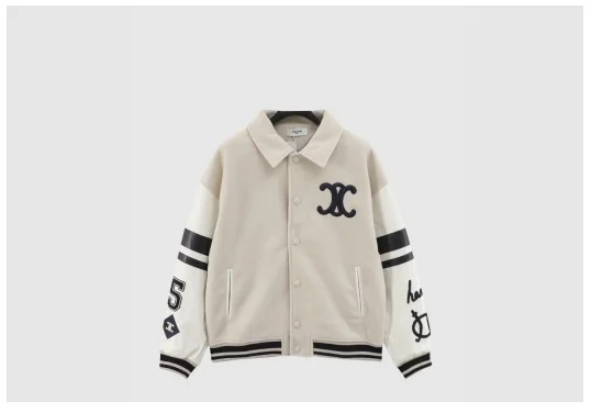 로고 프린트 재킷