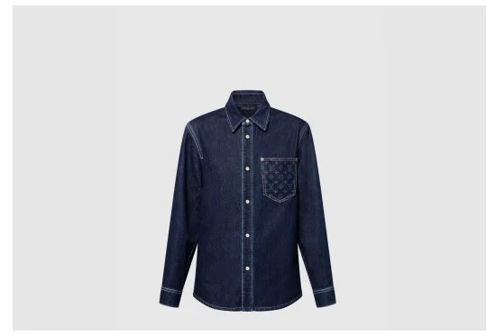 모노그램 포켓 데님 셔츠