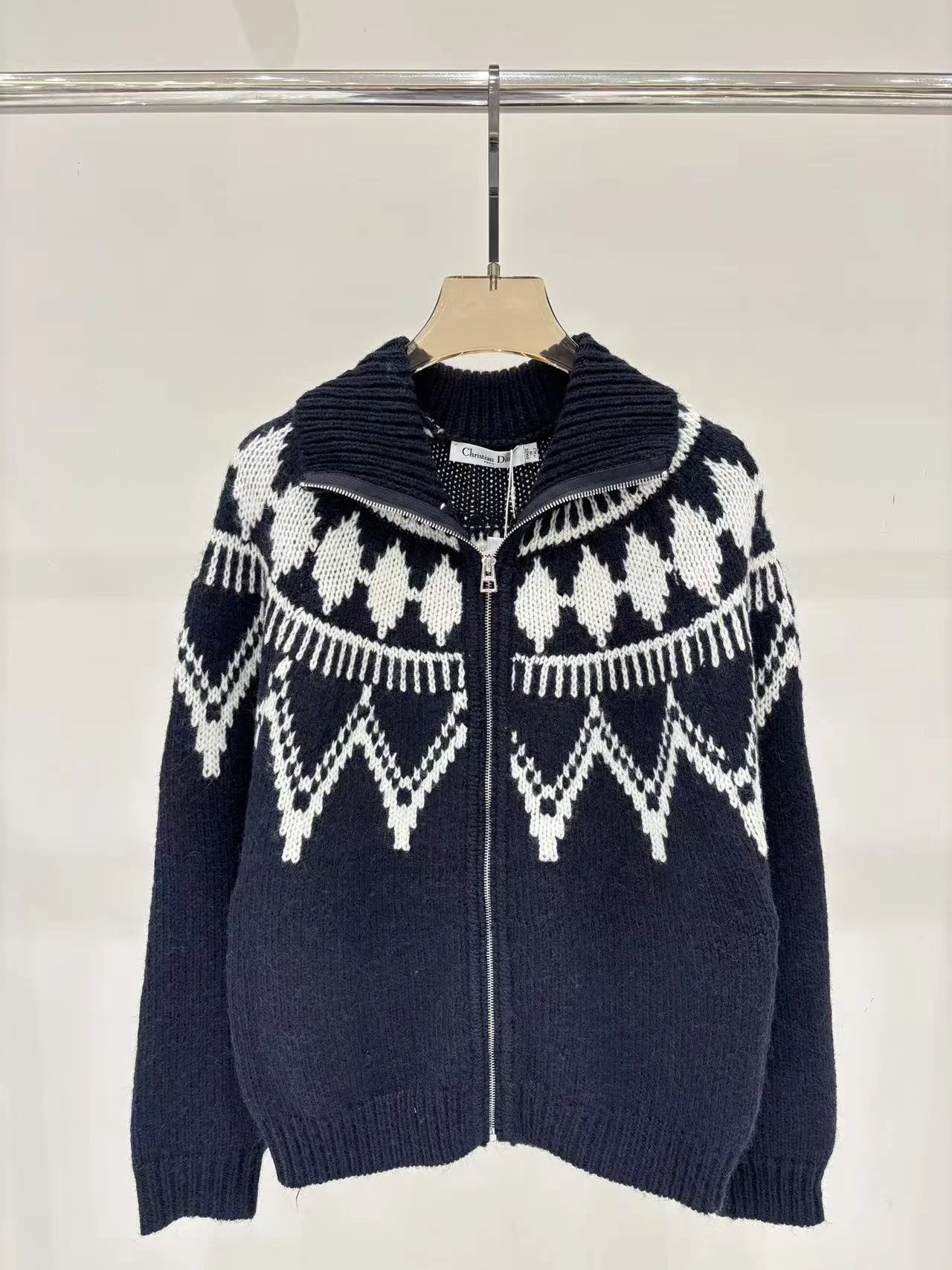 니트 카디건 코트