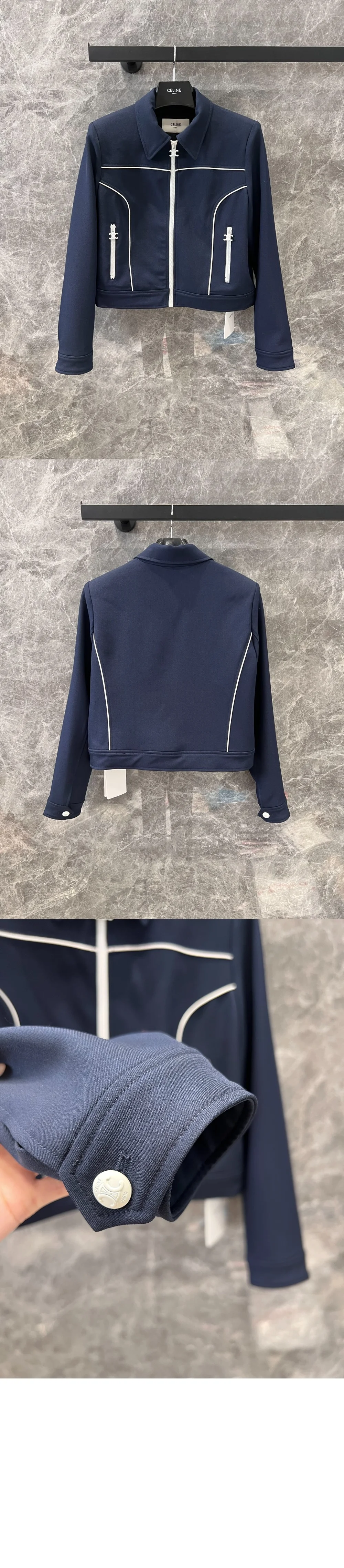 첼시 블루종 재킷 상세