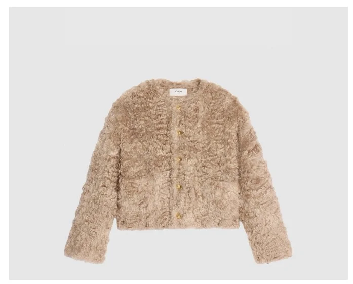 느 모헤어 부클레 가디건 베스트