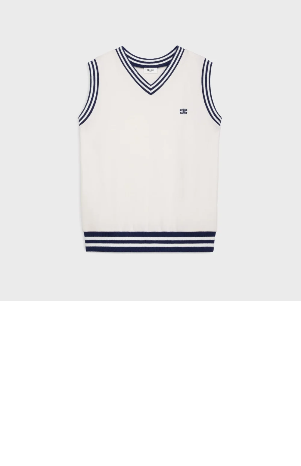 코튼 플리스 슬리브리스 상세