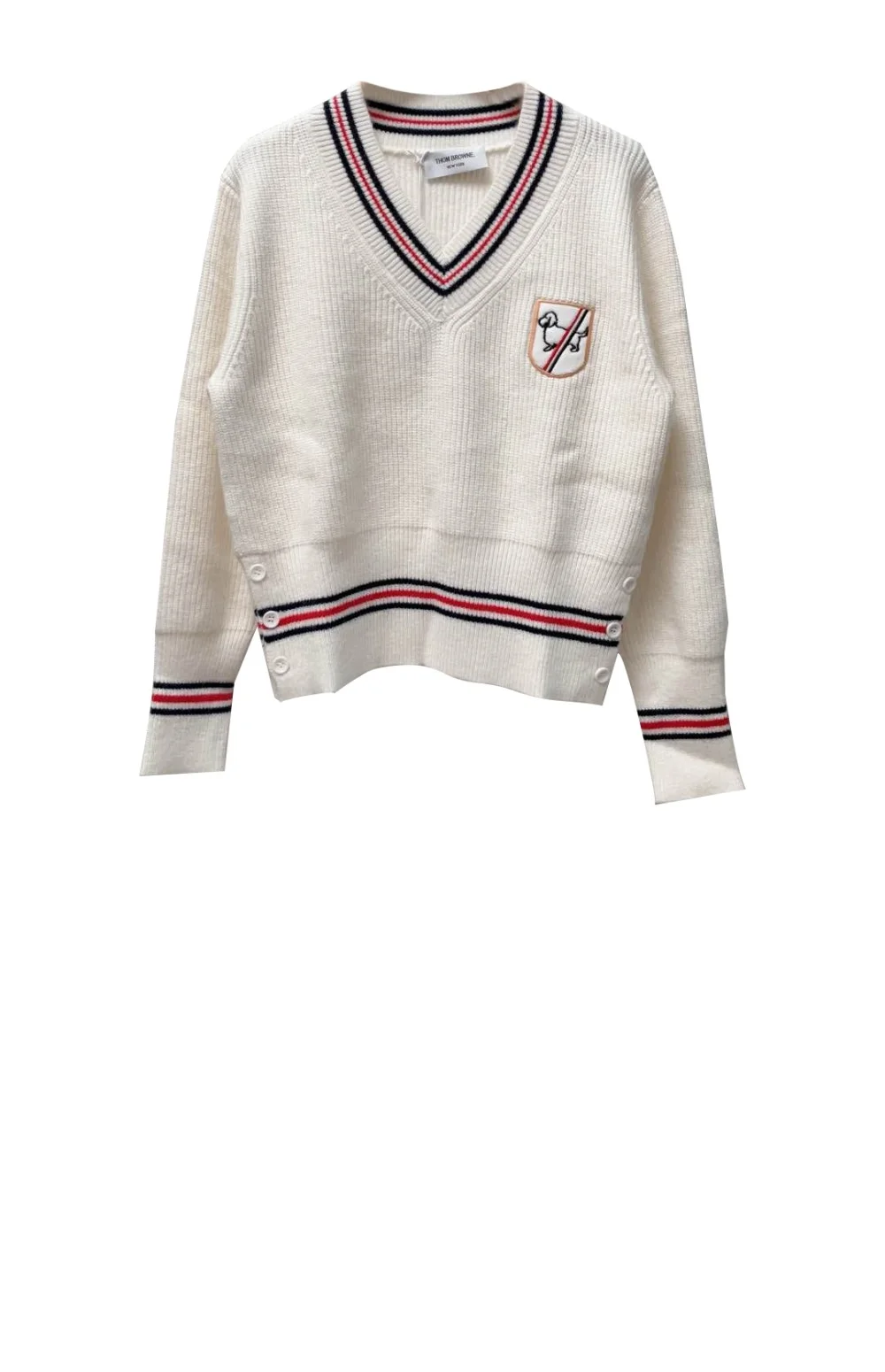 프린트 니트 톱 상세