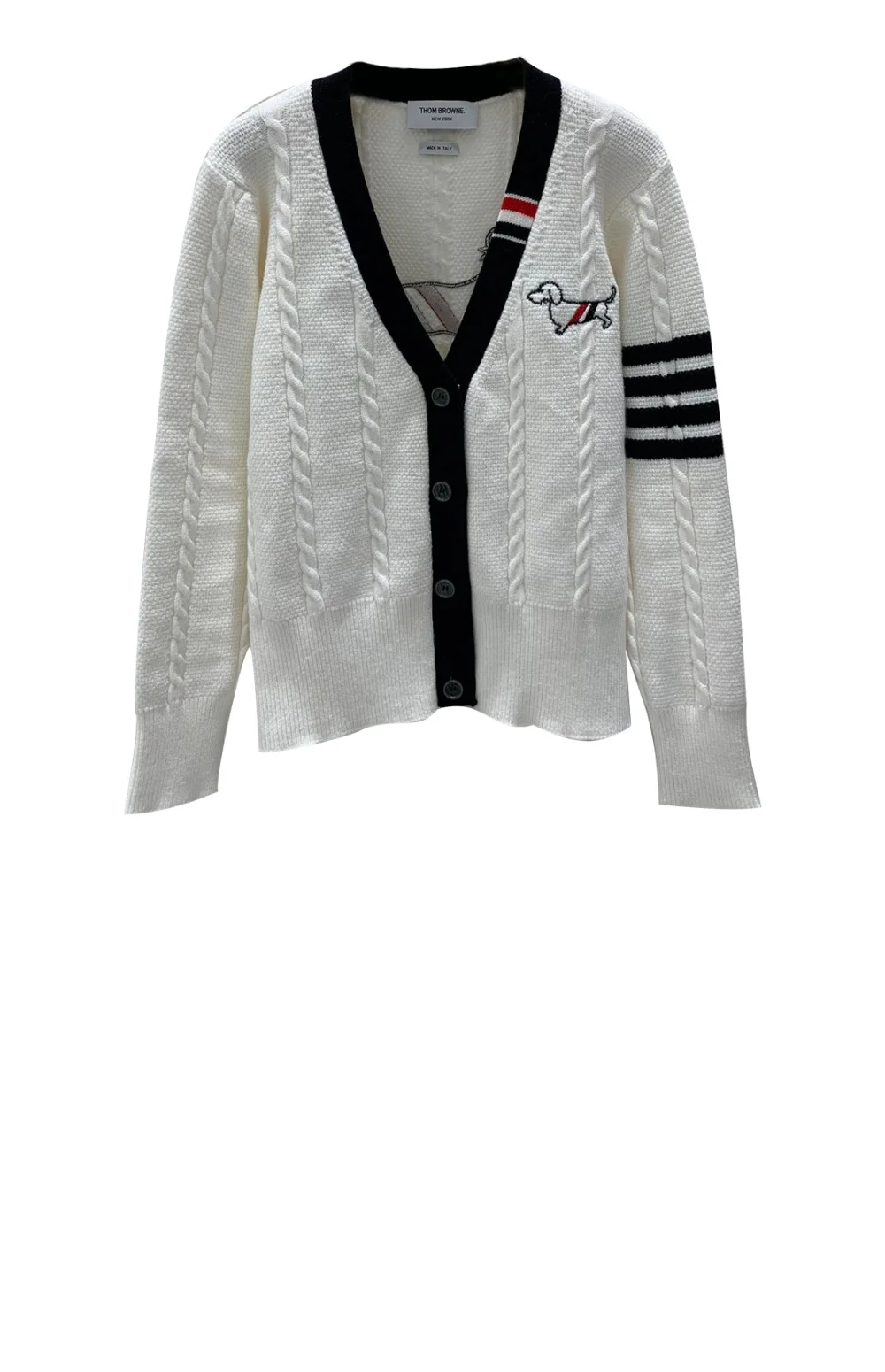 로고 쇼트 코트 상세